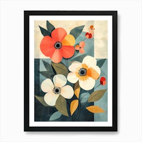 Flowers In A Vase 67 Art Print