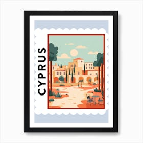 Cyprus Travel Stamp Poster Art Print