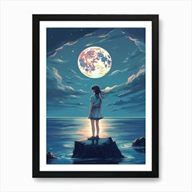 Lofi Girls 9 Art Print