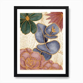 Japanese Flower Art Print