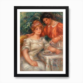 Tea Time (1911), Pierre Auguste Renoir Art Print