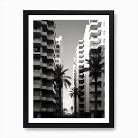 Alicante, Spain, Black And White Photography 2 Art Print