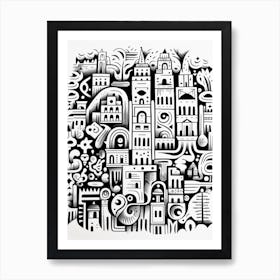 Cityscape 4 Art Print