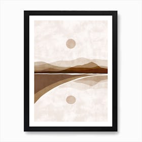 Abstract Landscape Painting 4 Art Print