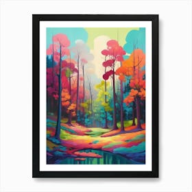 'Fall Forest' Art Print