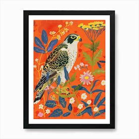 Spring Birds Falcon 2 Art Print