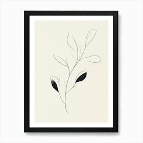 Leaf blank Art Print