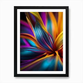 Abstract Flower 2 Art Print