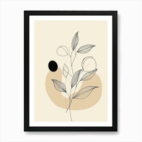 Abstract Leaves 11 Art Print