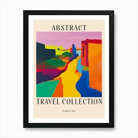 Abstract Travel Collection Poster Burkina Faso 3 Art Print