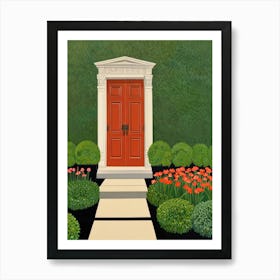 Red Door 2 Art Print