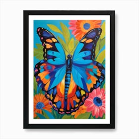 Butterfly In Bloom Art Print