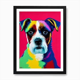 Dandie Dinmont Terrier Andy Warhol Style Dog Art Print