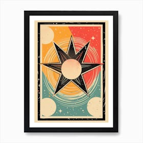 Star Graphic Illustration1 Art Print