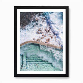 Bronte Ocean Pool Wave Art Print