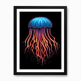 Irukandji Jellyfish Pop Art 1 Art Print