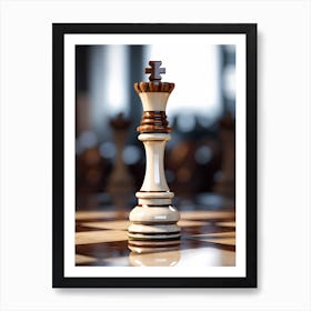 Chess Piece 1 Art Print