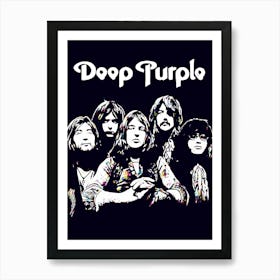 deep purple hard rock band music 1 Art Print