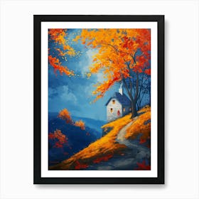 Autumn House Art Print