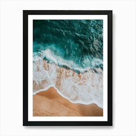 Aerial View Of A Beach 104 Art Print