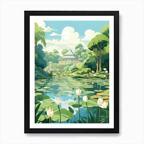 Singapore Botanic Gardens Singapore Illustration 2 Art Print