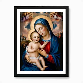 Madonna and Baby Jesus Art Print