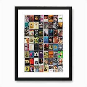 Grunge Music Print - Original Cassette Covers Art Print