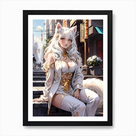 Kawaii 2 Art Print