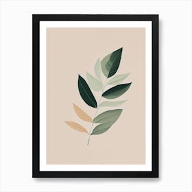 Bay Leaves Herb Simplicity 2 Art Print