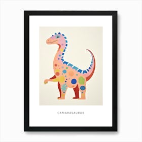 Nursery Dinosaur Art Camarasaurus 2 Poster Affiche