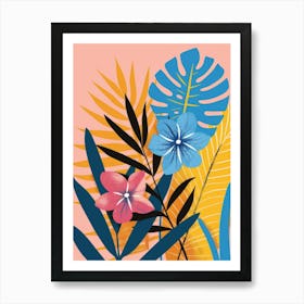 Tropical Flowers 5 Art Print