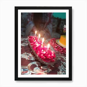 Birthday Candles Art Print