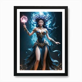 Gorgeous Witch Medusa likes Art Print