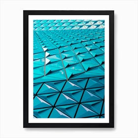 Geometric Structure Of A Building Art Print