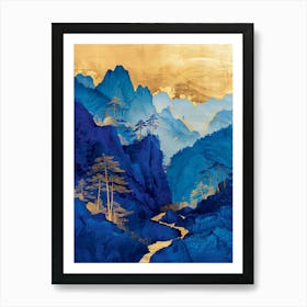 Blue Mountains 17 Art Print