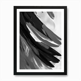 Black And White Painting 50 Art Print