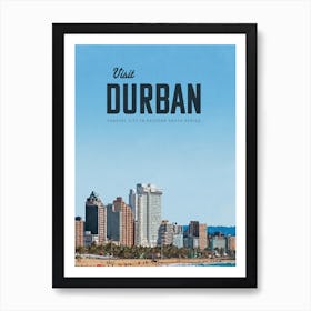Visit Durban Art Print