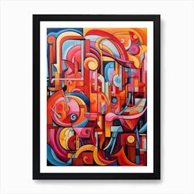 Abstract Painting 08 Art Print