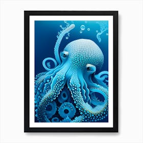 AquaOctopus2 Art Print