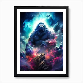 King Kong Gorilla Art Print