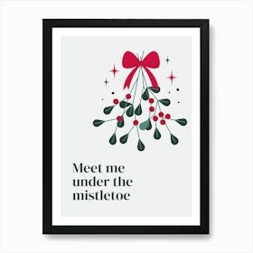 Mistletoe Art Print