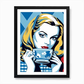 Alice In Wonderland In The Style Of Roy Lichtenstein 2 Art Print