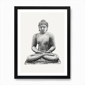 Buddha On The Borobudur, Leo Gestel Art Print