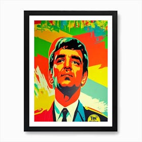 Walter Matthau Colourful Pop Movies Art Movies Art Print