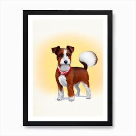 Wire Fox Terrier Illustration Dog Art Print