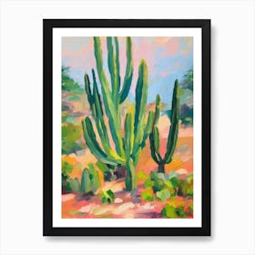 Cactus Impressionist 2 Painting Art Print