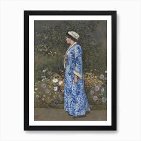 Woman In A Kimono, Walter Crane Art Print