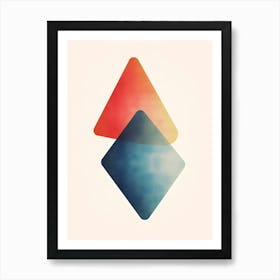 Triangles Art Print