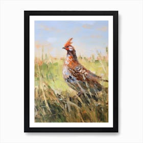 Bird Painting Pheasant 8 Art Print