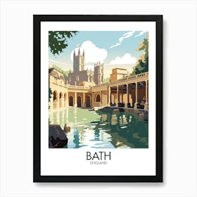 Bath Travel Print England Gift Art Print